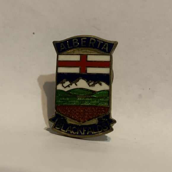 Blackfalds Alberta Crest Emblem Lapel Hat Pin