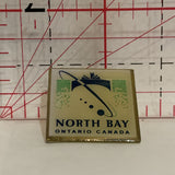 North Bay Ontario Canada Logo Lapel Hat Pin