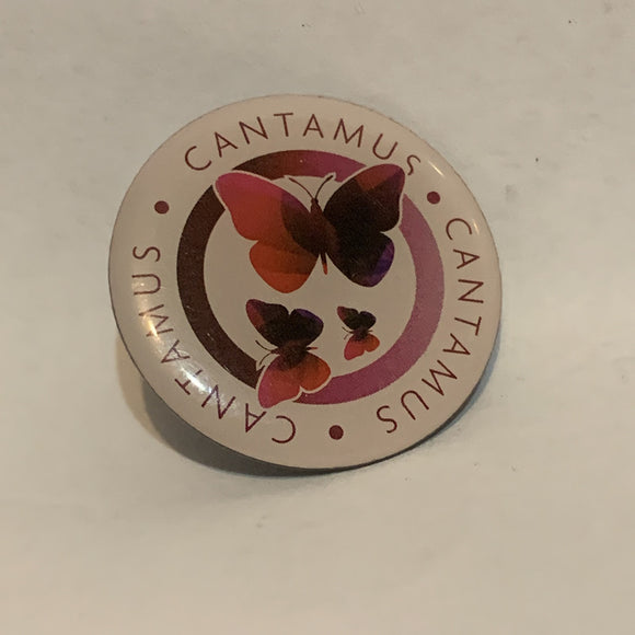 Cantamus Butterfly Lapel Hat Pin