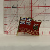 Manitoba Province Flag Lapel Hat Pin