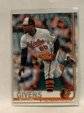 #337 Mychal Givens Baltimore Orioles 2019 Topps Series One Baseball Card