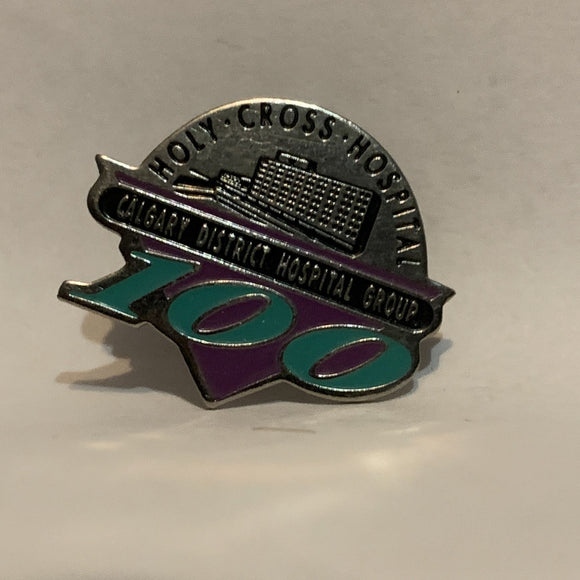 Holy Cross Hospital 100 Calgary District Hospital Group Lapel Hat Pin