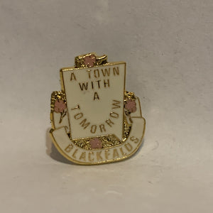 A Town with a Tomorrow Blackfalds Alberta Lapel Hat Pin