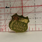 1993 S.L.C.A. District Winner Logo Saskatchewan Lapel Hat Pin