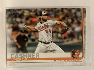 #338 Andrew Cashner Baltimore Orioles 2019 Topps Series One Baseball Card