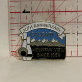 Calgary Bowling 30th Anniversary Mountain View Since 1959 Lapel Hat Pin