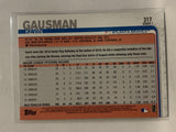 #317 Kevin Gausman Atlanta Braves 2019 Topps Series One Baseball Card