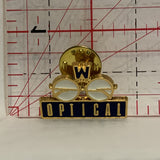 W Optical Glasses Logo Lapel Hat Pin