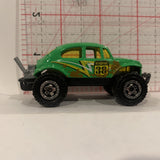 Green Volkswagon Beetle 4x4 ©2006 Matchbox Diecast Cars CC