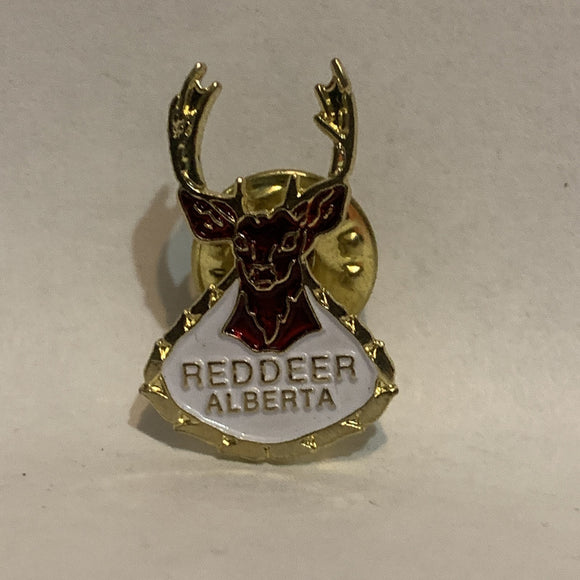 Red Deer City Logo Alberta Lapel Hat Pin