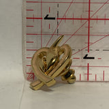 Pink Ribbon Natural Gas Flame Lapel Hat Pin