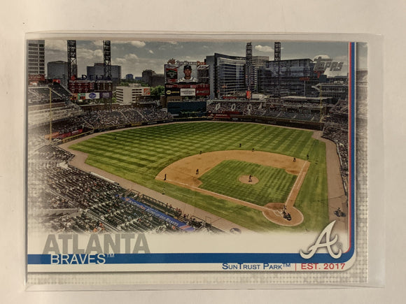 #71 Sun Trust Park Atlanta Braves 2019 Topps Series One Baseball Card