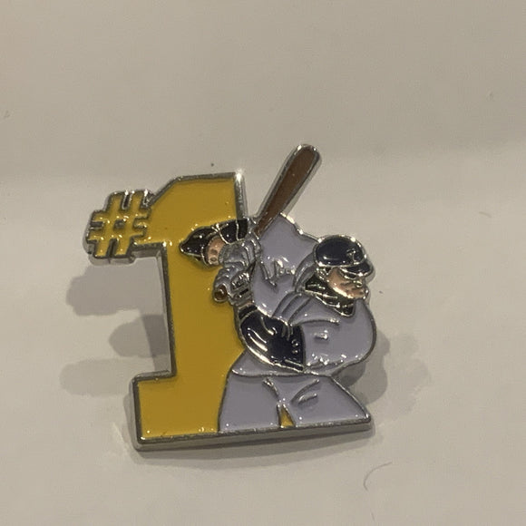 #1 Baseball Player Lapel Hat Pin AL