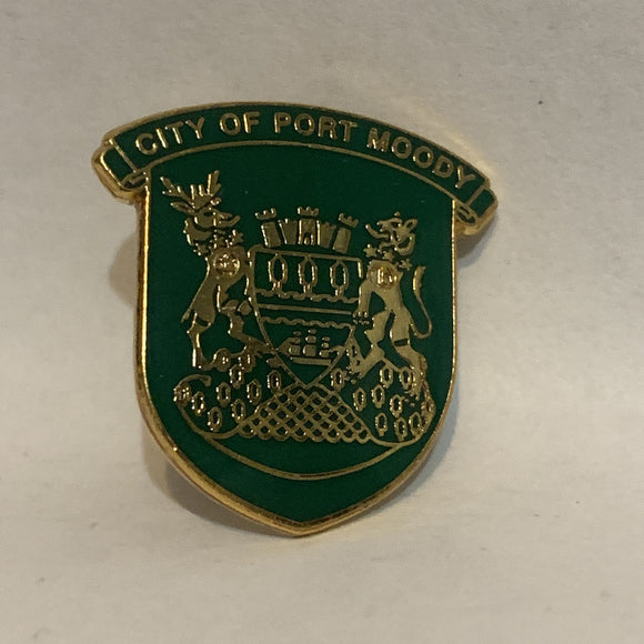 City of Port Moody Coat of Arms British Columbia Lapel Hat Pin