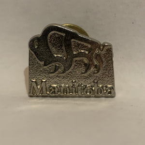 Manitoba Bison Logo Lapel Hat Pin