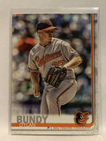 #233 Dylan Bundy Baltimore Orioles 2019 Topps Series One Baseball Card