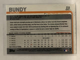 #233 Dylan Bundy Baltimore Orioles 2019 Topps Series One Baseball Card