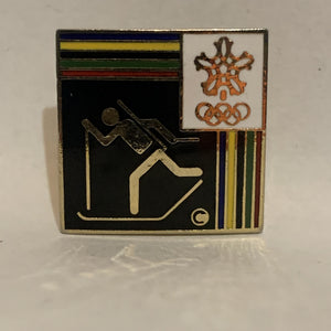 Biathlon Calgary 1988 Winter Olympics  Lapel Hat Pin