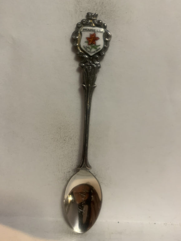 Beechy Saskatchewan Prairie Lily  Souvenir Spoon