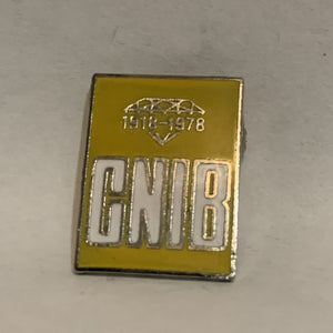 CNIB 1918 1978 Logo Lapel Hat Pin