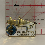 Calgary Alberta 38 CUPE SCFP Logo Lapel Hat Pin