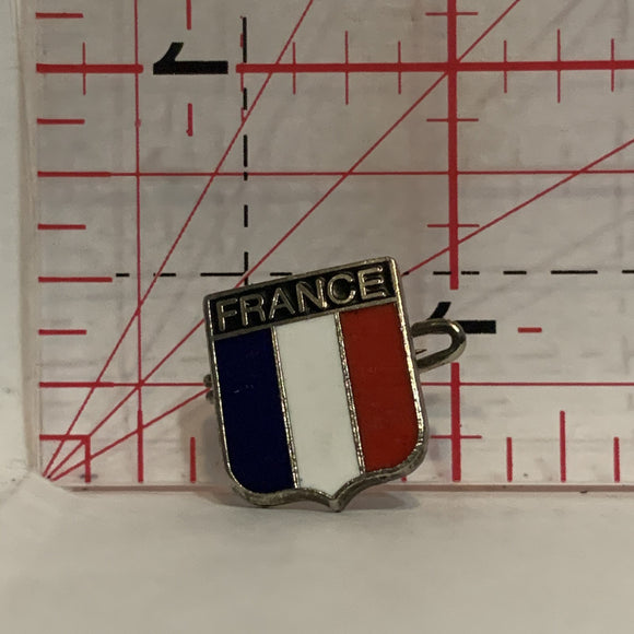 France Flag Emblem Lapel Hat Pin