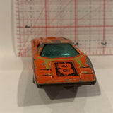 Orange Lamborghini Countach ©1973 Matchbox Diecast Cars CG