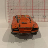 Orange Lamborghini Countach ©1973 Matchbox Diecast Cars CG