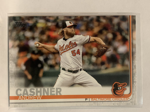 #338 Andrew Cashner Baltimore Orioles 2019 Topps Series One Baseball Card