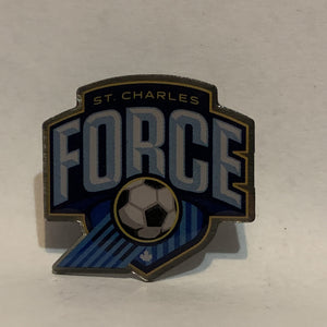 St Charles Force Soccer Lapel Hat Pin