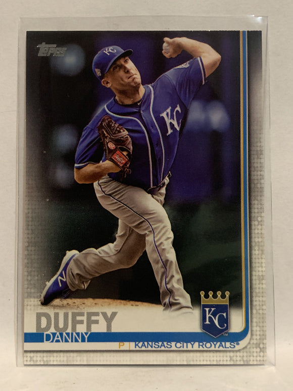 #87 Danny Duffy Kansas City Royals 2019 Topps Series One Baseball Card