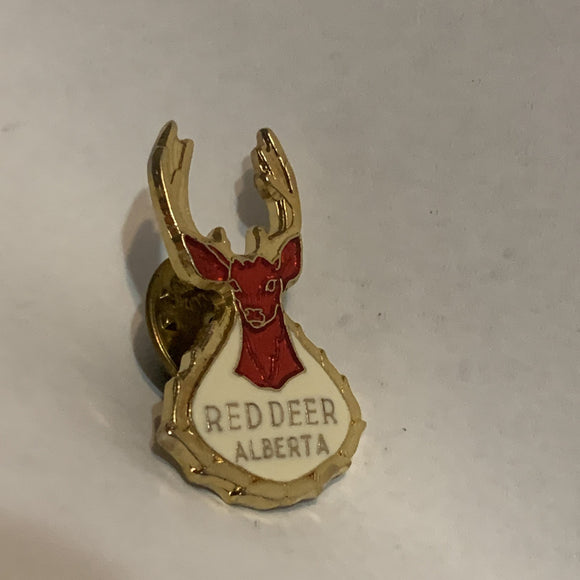 Red Deer City Logo Alberta Lapel Hat Pin