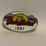 Good Orolo 1981 Sun Logo Lapel Hat Pin