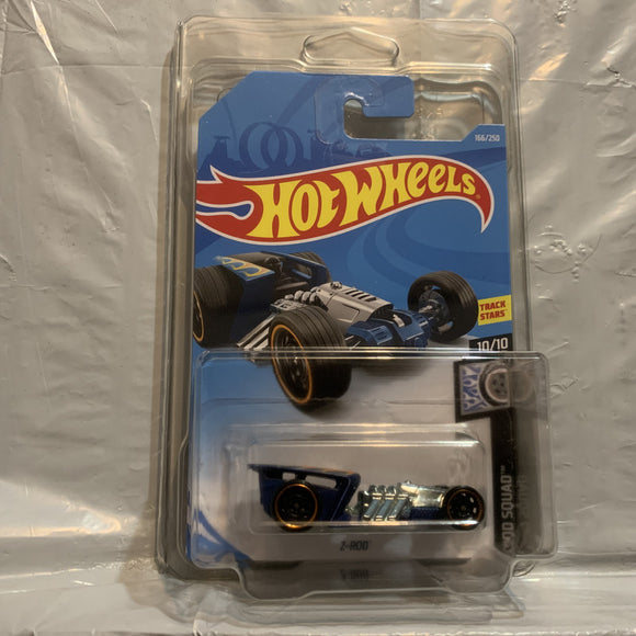 Blue Z-Rod Rod Squad 10/10 Hot Wheels Diecast New B1