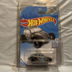 Grey Custom Volkswagon Beetle Volkswagon 8/10 Hot Wheels Diecast New B1