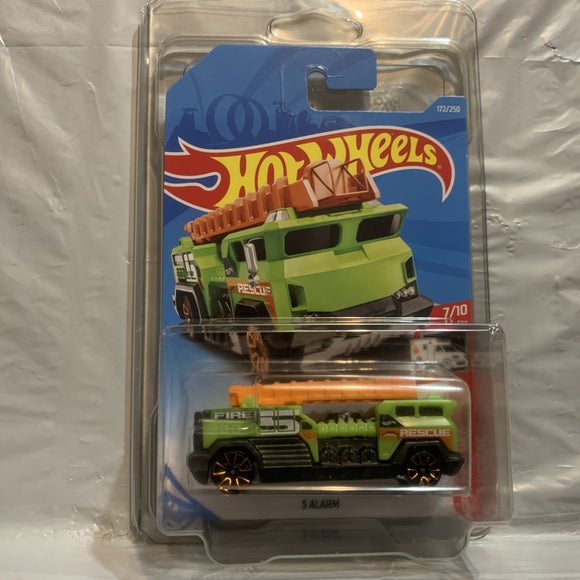 Green 5 Alarm HW Rescue 7/10 Hot Wheels Diecast New B1