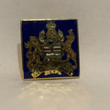 Alberta Coat of Arms Blue Lapel Hat Pin