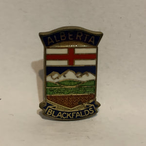 Blackfalds Alberta Crest Emblem Lapel Hat Pin