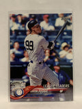 #193 Aaron Judge League Leaders New York Yankees 2018 Topps Series One Baseball Card