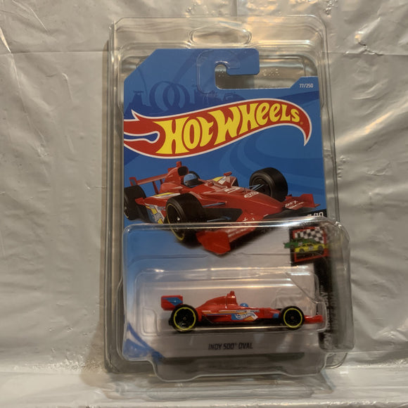 Red Indy 500 Oval Hw Race Day 7/10 Hot Wheels Diecast New B1