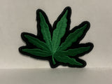 Hemp Leaf Iron On Patch AA