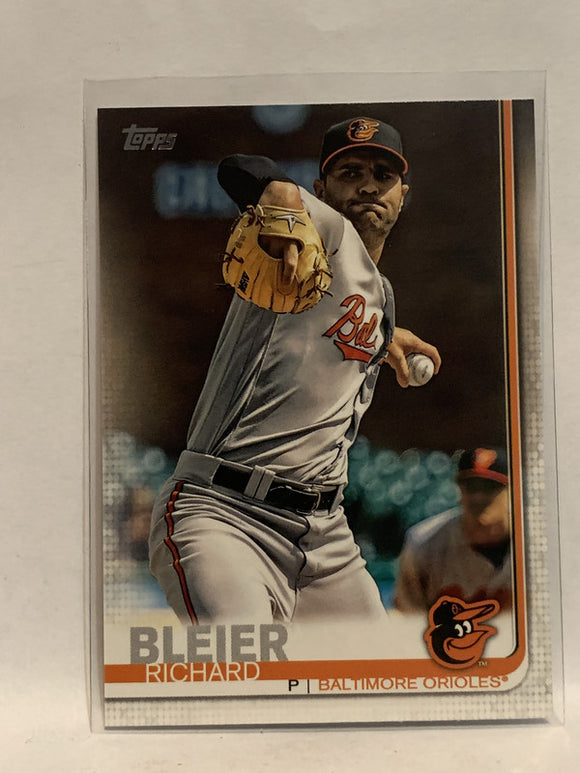 #207 Richard Bleier Baltimore Orioles 2019 Topps Series One Baseball Card