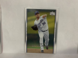 #734 Jorge De La Rosa Kansas City Royals 2007 Upper Deck Series 2 Baseball Card NA