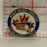 World Hockey Challenge 1997 Central Alberta Canada under 17 Logo Lapel Hat Pin