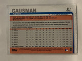 #317 Kevin Gausman Atlanta Braves 2019 Topps Series One Baseball Card