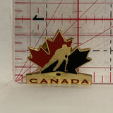 Hockey Canada Logo Maple Leaf Lapel Hat Pin