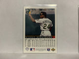 #136 Ricky Henderson Oakland Athletics 1992 Upper Deck Baseball Card NB