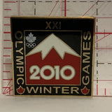 2010 Winter Olympic Games XXI Lapel Hat Pin