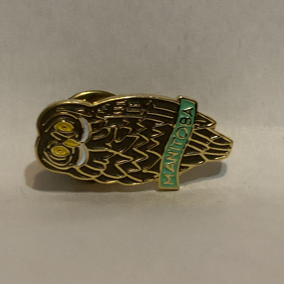 Manitoba Owl Lapel Hat Pin