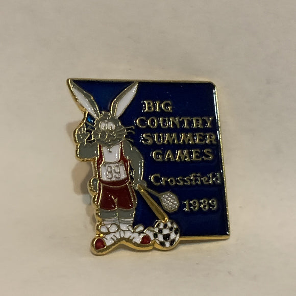 Big Country Summer Games Crossfield 1989 Alberta Lapel Hat Pin